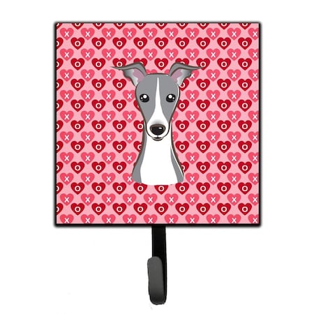 Carolines Treasures Italian Greyhound Hearts Leash or Key Holder BB5306SH4